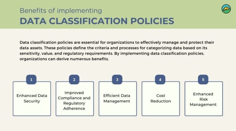 Key 7 benefits of data classification policies for data protection